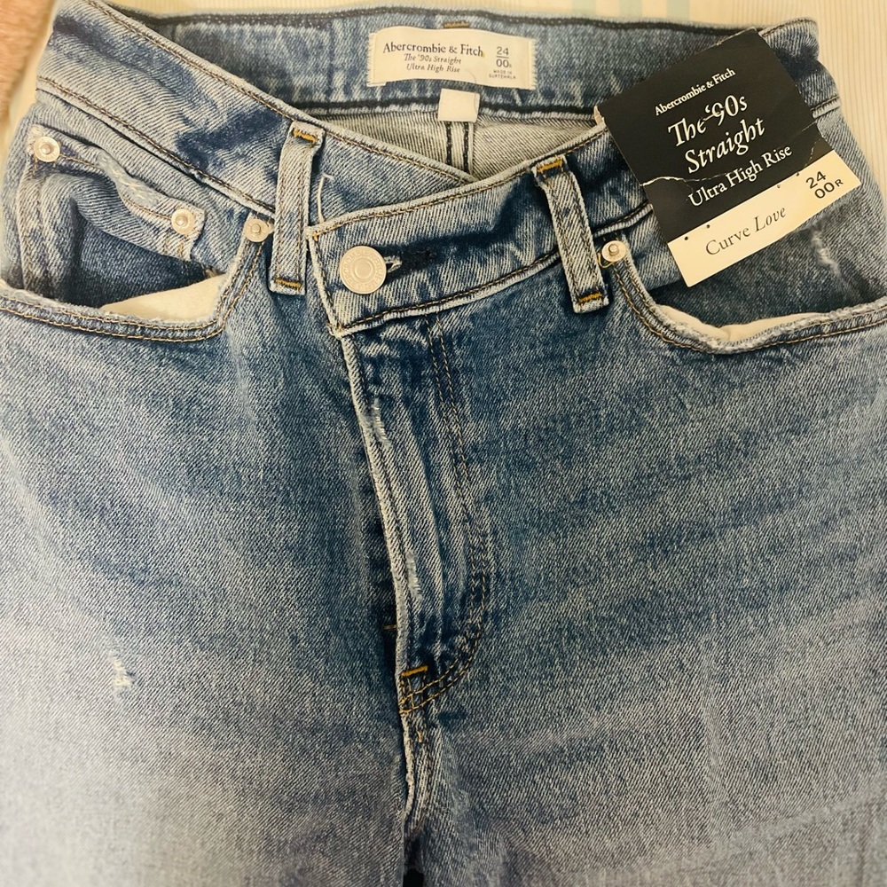 Abercrombie & Fitch Light Blue Denim